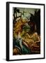 Saint Anthony Visits Saint Paul the Hermit-Matthias Grünewald-Framed Giclee Print