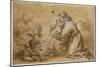 Saint Antoine de Padoue et l'enfant Jésus-Bartolome Esteban Murillo-Mounted Giclee Print
