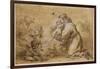 Saint Antoine de Padoue et l'enfant Jésus-Bartolome Esteban Murillo-Framed Giclee Print
