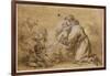 Saint Antoine de Padoue et l'enfant Jésus-Bartolome Esteban Murillo-Framed Giclee Print