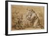 Saint Antoine de Padoue et l'enfant Jésus-Bartolome Esteban Murillo-Framed Giclee Print