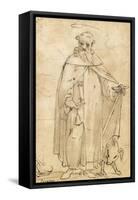 Saint Antoine-Luca Cambiaso-Framed Stretched Canvas
