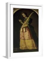 Saint Apollonia, 17th century-Francisco de Zurbarán-Framed Giclee Print