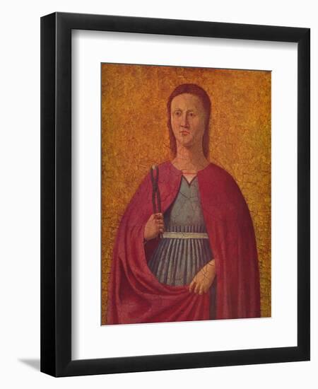 'Saint Apollonia', c1455-1460-Piero Della Francesca-Framed Giclee Print