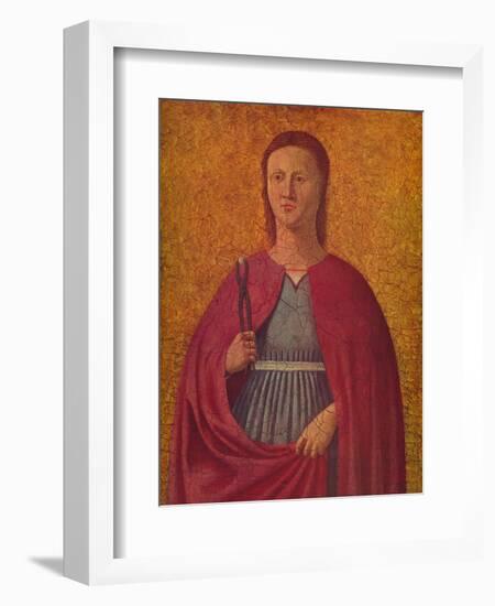 'Saint Apollonia', c1455-1460-Piero Della Francesca-Framed Giclee Print