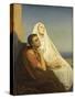Saint Augustin et sa mère sainte Monique-Ary Scheffer-Stretched Canvas