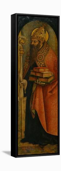 Saint Augustine, 1480S-Carlo Crivelli-Framed Stretched Canvas