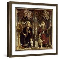 Saint Augustine and Saint Gregory-Michael Pacher-Framed Giclee Print