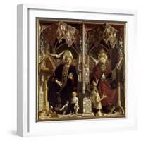 Saint Augustine and Saint Gregory-Michael Pacher-Framed Giclee Print
