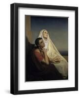 Saint Augustine and Saint Monica-Ary Scheffer-Framed Giclee Print