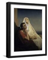 Saint Augustine and Saint Monica-Ary Scheffer-Framed Giclee Print