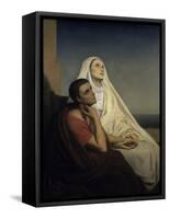 Saint Augustine and Saint Monica-Ary Scheffer-Framed Stretched Canvas