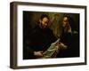 Saint Augustine and Saint Monica-Giovacchino Assereto-Framed Giclee Print