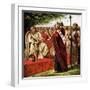 Saint Augustine and the Saxons-null-Framed Giclee Print