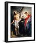 Saint Augustine Between Christ and the Virgin-Peter Paul Rubens-Framed Giclee Print