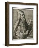 Saint Augustine of Hippo Early Christian Church Father and Philosopher-Andre Thevet-Framed Art Print