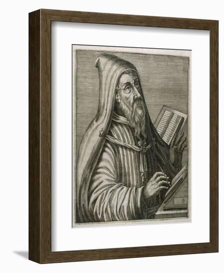 Saint Augustine of Hippo Early Christian Church Father and Philosopher-Andre Thevet-Framed Art Print