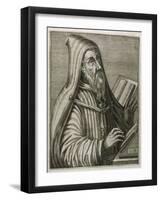 Saint Augustine of Hippo Early Christian Church Father and Philosopher-Andre Thevet-Framed Art Print