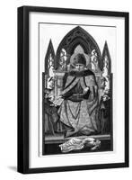 Saint Augustine of Hippo-null-Framed Art Print