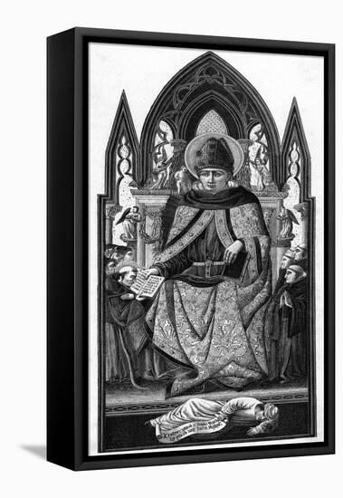 Saint Augustine of Hippo-null-Framed Stretched Canvas