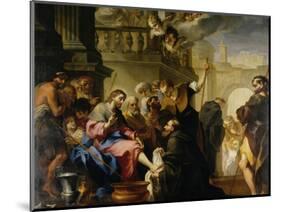 Saint Augustine Washing Christ's Feet-Legnanino-Mounted Giclee Print