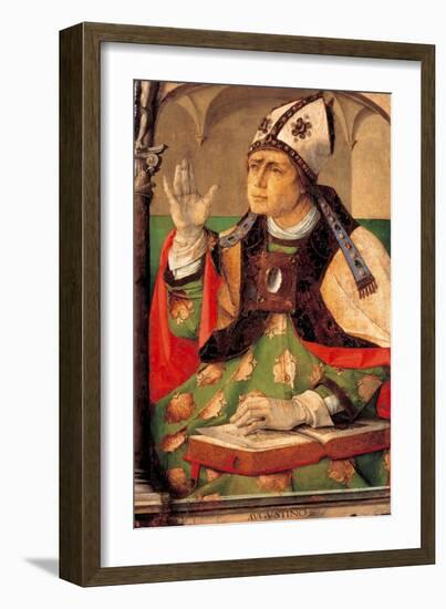 Saint Augustine-Joos van Gent-Framed Giclee Print
