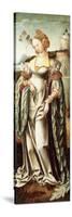 Saint Barbara, Altar Wing from a Triptych-Cornelis Engelbrechtsz-Stretched Canvas
