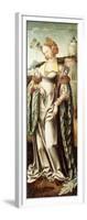 Saint Barbara, Altar Wing from a Triptych-Cornelis Engelbrechtsz-Framed Giclee Print