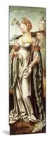 Saint Barbara, Altar Wing from a Triptych-Cornelis Engelbrechtsz-Mounted Giclee Print