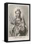 Saint Barbara Carrying a Tower to Symbolise the One-null-Framed Stretched Canvas