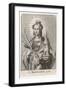 Saint Barbara Carrying a Tower to Symbolise the One-null-Framed Art Print