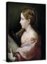 Saint Barbara-Parmigianino-Stretched Canvas
