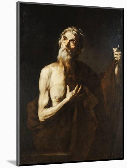 Saint Bartholomew, 1634-Jusepe de Ribera-Mounted Giclee Print