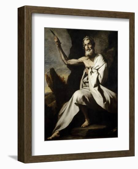 Saint Bartholomew, 1641-Jusepe de Ribera-Framed Giclee Print