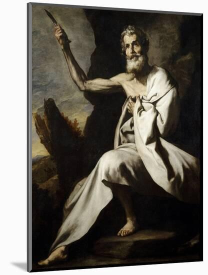 Saint Bartholomew, 1641-Jusepe de Ribera-Mounted Giclee Print