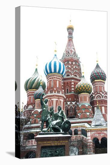 Saint Basil’S Cathedral on the Red Square, Moscow, Russia-Nadia Isakova-Stretched Canvas