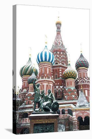 Saint Basil’S Cathedral on the Red Square, Moscow, Russia-Nadia Isakova-Stretched Canvas