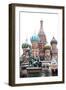 Saint Basil’S Cathedral on the Red Square, Moscow, Russia-Nadia Isakova-Framed Photographic Print