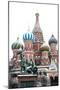 Saint Basil’S Cathedral on the Red Square, Moscow, Russia-Nadia Isakova-Mounted Photographic Print