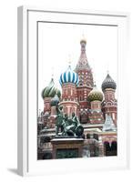 Saint Basil’S Cathedral on the Red Square, Moscow, Russia-Nadia Isakova-Framed Photographic Print