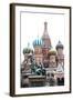 Saint Basil’S Cathedral on the Red Square, Moscow, Russia-Nadia Isakova-Framed Photographic Print