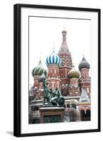 Saint Basil’S Cathedral on the Red Square, Moscow, Russia-Nadia Isakova-Framed Photographic Print