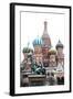 Saint Basil’S Cathedral on the Red Square, Moscow, Russia-Nadia Isakova-Framed Photographic Print