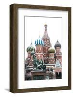 Saint Basil’S Cathedral on the Red Square, Moscow, Russia-Nadia Isakova-Framed Photographic Print