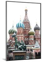 Saint Basil’S Cathedral on the Red Square, Moscow, Russia-Nadia Isakova-Mounted Photographic Print