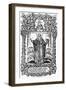 Saint Basil the Great. Illustration to the Book Synodicon, 1700-Leonti Bunin-Framed Giclee Print