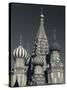 Saint Basils Cathedral, Red Square, Moscow, Moscow Oblast, Russia-Walter Bibikow-Stretched Canvas