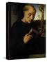 Saint Benedict, 1487-Hans Memling-Stretched Canvas