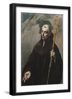 Saint Benedict of Nursia, 1577-1579-El Greco-Framed Giclee Print