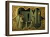 Saint Benedict Resuscitating a Monk, Detail from the Predella of the Altarpiece Coronation of Mary-Lorenzo Monaco-Framed Premium Giclee Print